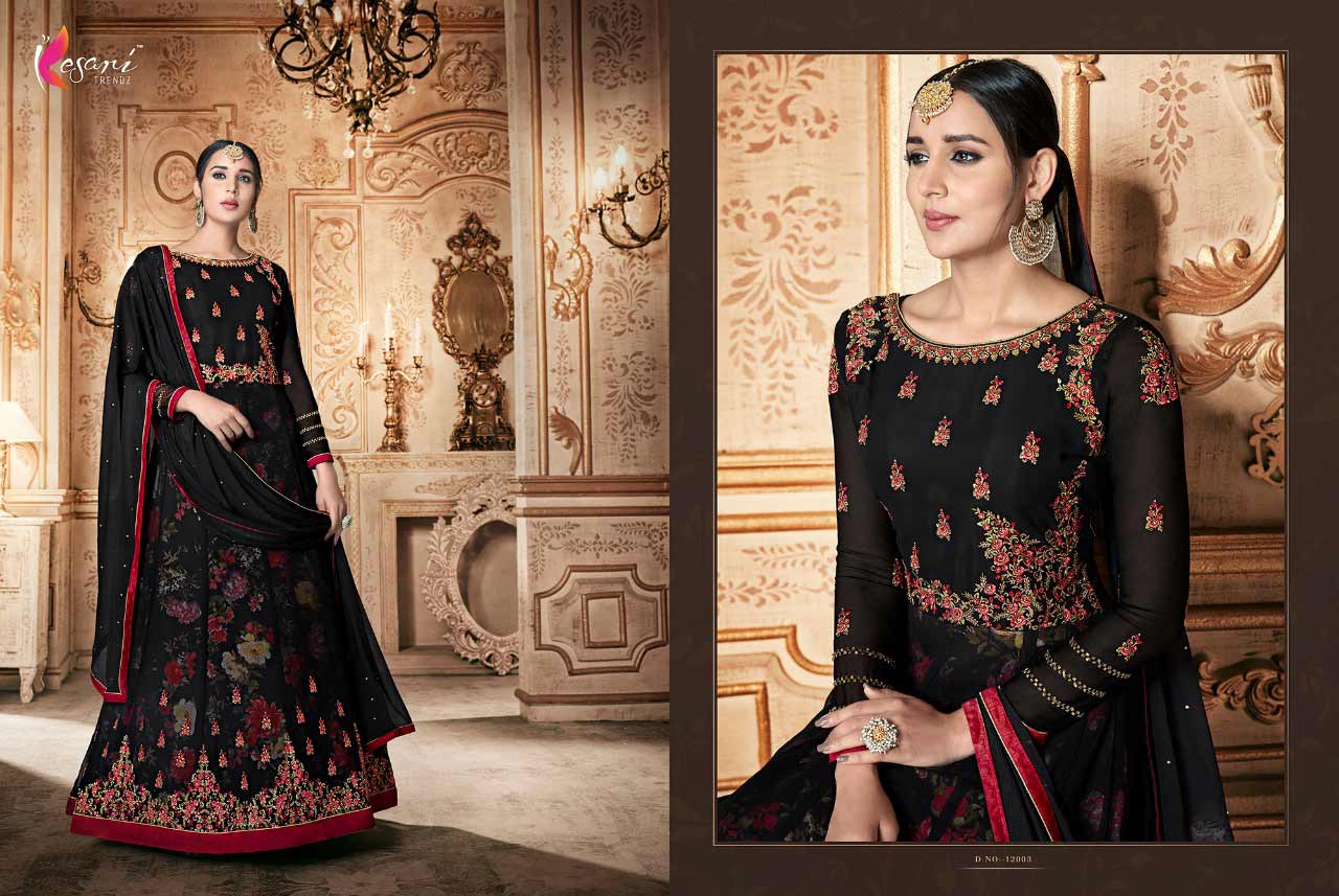 Kyra Vol-10 Kesari Trendz Heavy Georgette Suits Set Kyra Vol-10 Kesari Trendz Heavy Georgette Suits Set